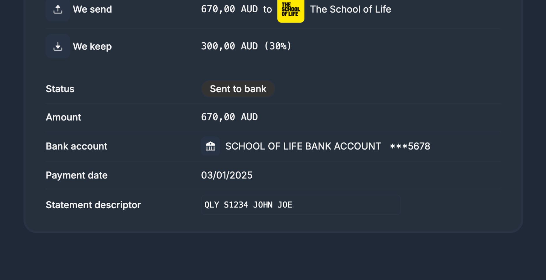 Pay commission to your agents. Pay the tuition to schools with Qualy.